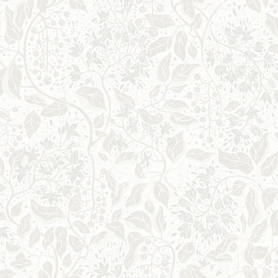 Galerie Fagring Floral Beige A4 Wallpaper Sample from B&Q