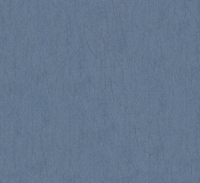 Galerie Energy Collection Blue Plain Scored Effect A4 Wallpaper Sample from B&Q