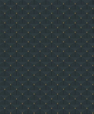 Galerie Boutique Collection Metallic Geometric Key A4 Wallpaper Sample from B&Q
