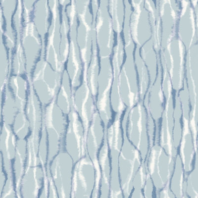 Galerie Atmosphere Turquoise Drizzle Smooth A4 Wallpaper Sample from B&Q