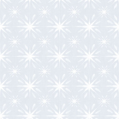 Galerie Nordic Elements Grey Geometric Starburst Effect A4 Wallpaper Sample from B&Q