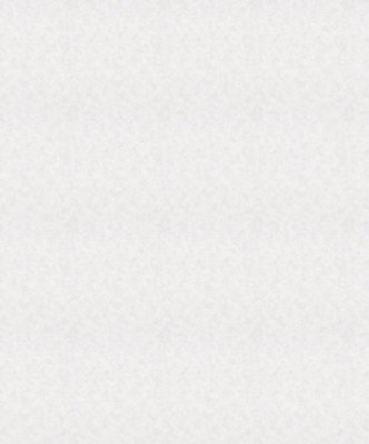 Galerie Flora White Plain Texture Lustre A4 Wallpaper Sample from B&Q