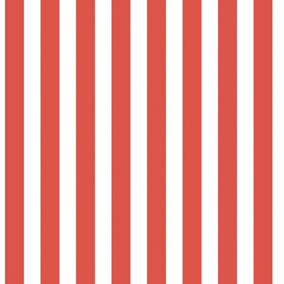 Galerie Tiny Tots 2 Red Regency Stripe Smooth A4 Wallpaper Sample from B&Q