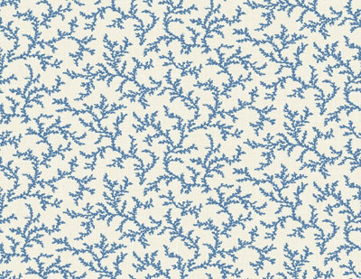 Galerie Blue Corail Patterned A4 Wallpaper Sample from B&Q