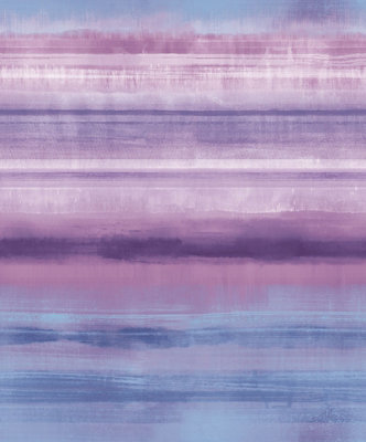 Galerie Atmosphere Purple Skye Stripe Smooth A4 Wallpaper Sample from B&Q