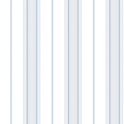 Galerie Smart Stripes 3 Blue Slim Stripe Smooth A4 Wallpaper Sample from B&Q