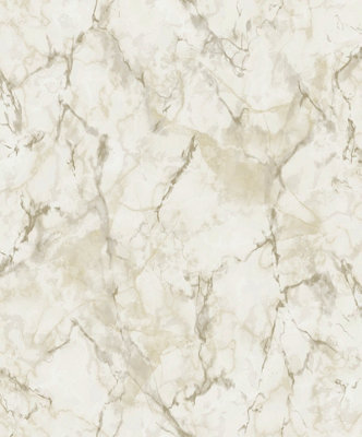 Galerie Natural Fx 2 Beige Marble Effet Lustre A4 Wallpaper Sample from B&Q