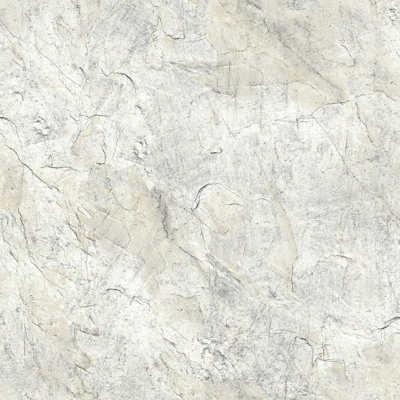 Galerie Shades Of Colour Silver Grey Rock Effect A4 Wallpaper Sample from B&Q