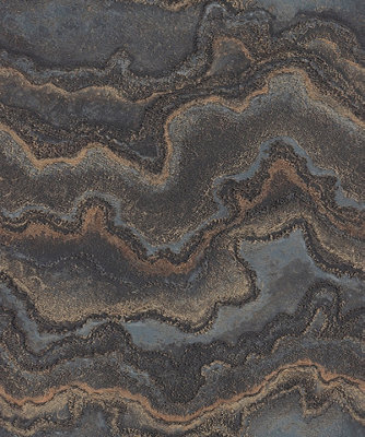 Galerie Welcome Home Black Water Marble A4 Wallpaper Sample from B&Q
