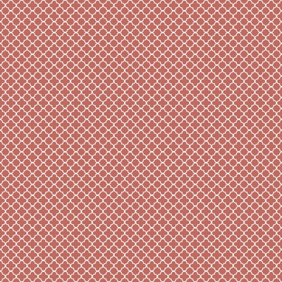 Galerie Small Prints Red Geometric Medallion A4 Wallpaper Sample from B&Q