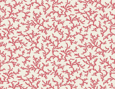 Galerie Red Corail Patterned A4 Wallpaper Sample from B&Q