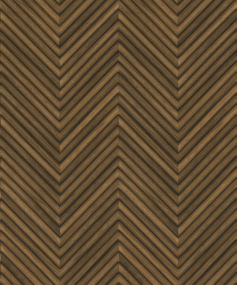 Galerie Bronze Brown Wood Optics A4 Wallpaper Sample from B&Q