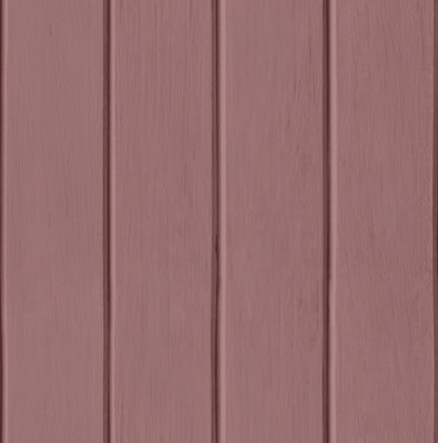 Galerie Little Explorers 2 Pink Doga Happy Wood Panelling A4 Wallpaper Sample from B&Q