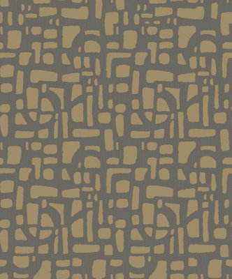 Galerie Zen Gold Geometric Dwp0364-03 A4 Wallpaper Sample from B&Q