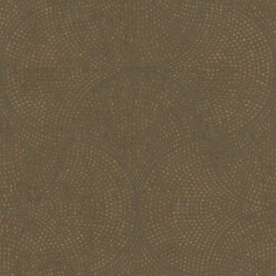 Galerie Havana Brown Gold Mosaic Fan Textured A4 Wallpaper Sample from B&Q