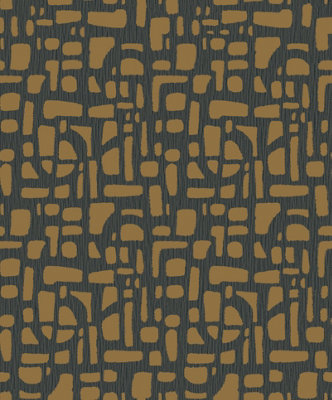 Galerie Zen Rose Gold Geometric Dwp0364-04 A4 Wallpaper Sample from B&Q