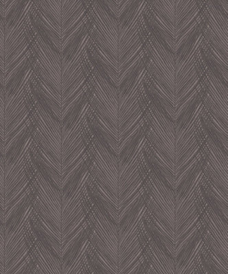 Galerie Designer Colours Purple Feather Print A4 Wallpaper Sample from B&Q