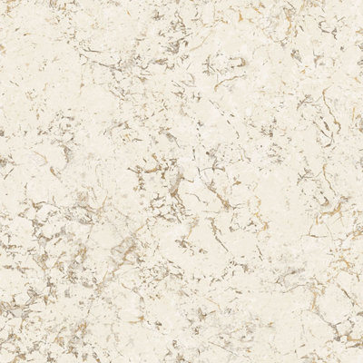 Galerie Homestyle Brown Gold Minimal Marble Smooth A4 Wallpaper Sample from B&Q