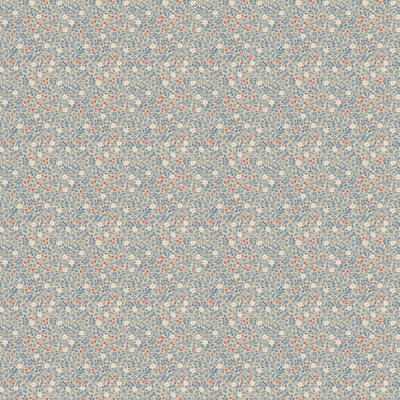 Galerie Miniatures 3 Blue Floral A4 Wallpaper Sample from B&Q
