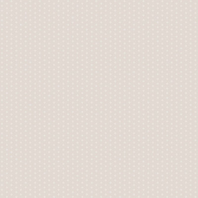 Galerie Pretty Prints Beige Swiss Dot Motif A4 Wallpaper Sample from B&Q
