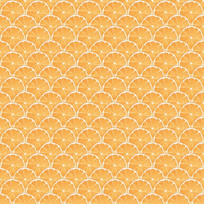 Galerie Just Kitchens Orange Scallop A4 Wallpaper Sample from B&Q