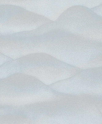 Galerie Hotel Grey Rolling Hills Glitter Landscape A4 Wallpaper Sample from B&Q