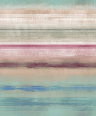 Galerie Atmosphere Multicoloured Skye Stripe Smooth A4 Wallpaper Sample from B&Q