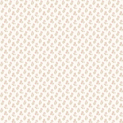 Galerie Small Prints Red Vintage Bud A4 Wallpaper Sample from B&Q