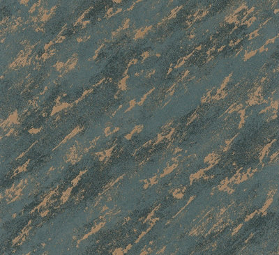 Galerie Eclectic Blue Plaster Look A4 Wallpaper Sample from B&Q