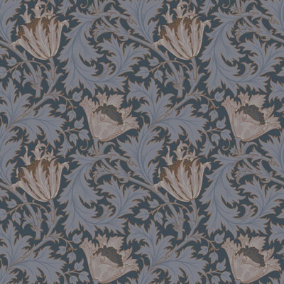 Galerie Hidden Treasures Red Anemone Floral A4 Wallpaper Sample from B&Q