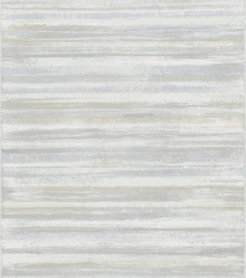 Galerie Italian Style Beige Distressed Horizontal Stripe A4 Wallpaper Sample from B&Q