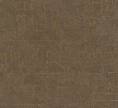 Galerie Energy Collection Bronze Geometric Sheen Stonework Effect A4 Wallpaper Sample from B&Q