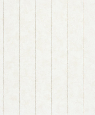 Galerie Flora Beige Pinstripes A4 Wallpaper Sample from B&Q