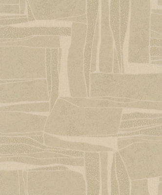 Galerie Terra Brown Rock Effect Eco Clay A4 Wallpaper Sample from B&Q