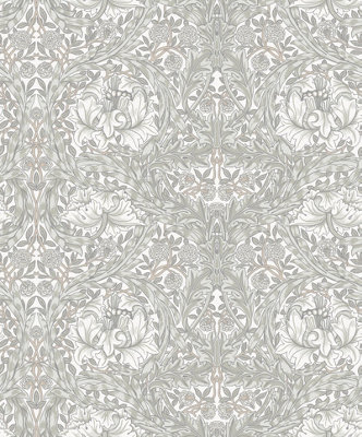 Galerie Hidden Treasures Cream African Marigold A4 Wallpaper Sample from B&Q