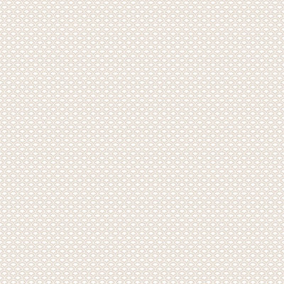 Galerie Small Prints Taupe Geometric Shell Top A4 Wallpaper Sample from B&Q
