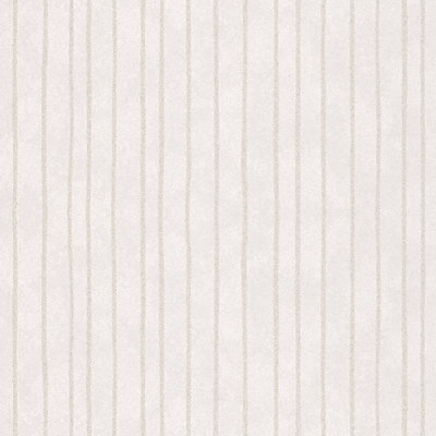 Galerie Purity Cream Stripe A4 Wallpaper Sample from B&Q