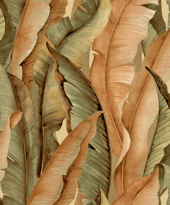 Galerie Enchanted Malay Green A4 Wallpaper Sample from B&Q