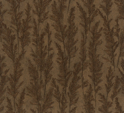 Galerie Natural Opulence Bronze Brown Feathery Tree A4 Wallpaper Sample from B&Q
