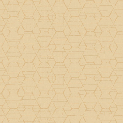 Galerie Atmosphere Ochre Hextex Smooth A4 Wallpaper Sample from B&Q