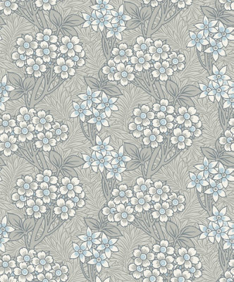 Galerie Arts And Crafts Brown Patterned A4 Wallpaper Sample from B&Q