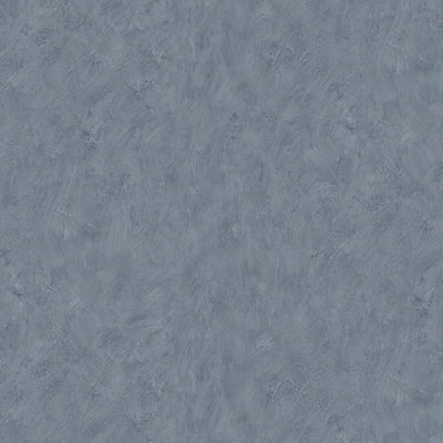 Galerie Shades Of Colour Blue Plaster Effect A4 Wallpaper Sample from B&Q