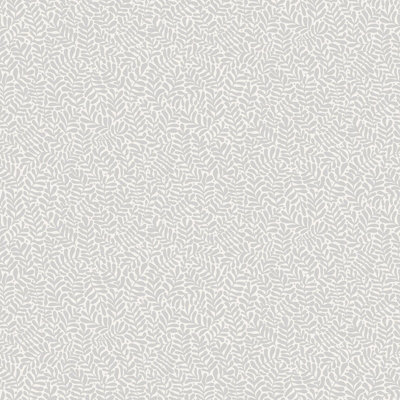 Galerie Sommarang 2 Grey Anna Fern Leaf A4 Wallpaper Sample from B&Q