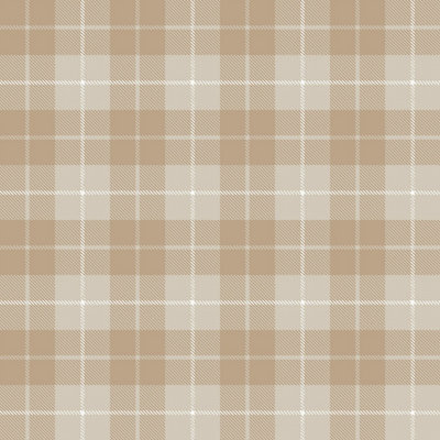 Galerie Little Explorers 2 Beige Twilled Tartan A4 Wallpaper Sample from B&Q