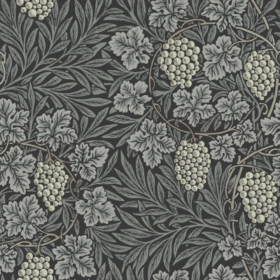 Galerie Hidden Treasures Blue Leafy Grape Vine A4 Wallpaper Sample from B&Q