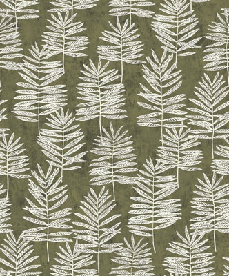 Galerie Zen Green Tree Leaf Dwp0365-01 A4 Wallpaper Sample from B&Q