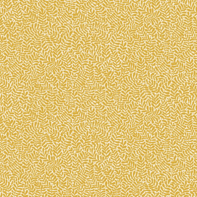 Galerie Sommarang 2 Ochre Gold Anna Fern Leaf A4 Wallpaper Sample from B&Q
