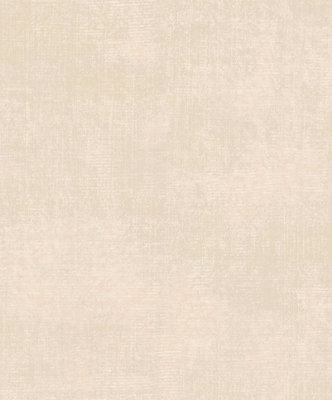 Galerie Atmosphere Taupe Metallic Linen Smooth A4 Wallpaper Sample from B&Q