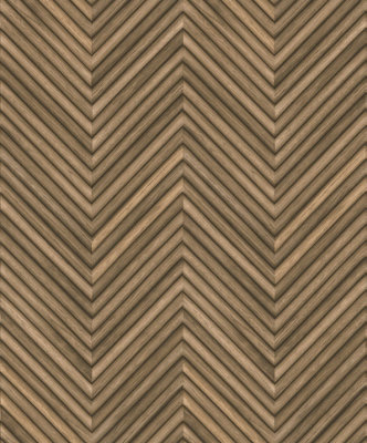Galerie Bronze Brown Wood Optics A4 Wallpaper Sample from B&Q