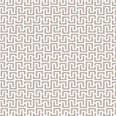 Galerie Luxe Ivory Silver Greek Key Smooth A4 Wallpaper Sample from B&Q